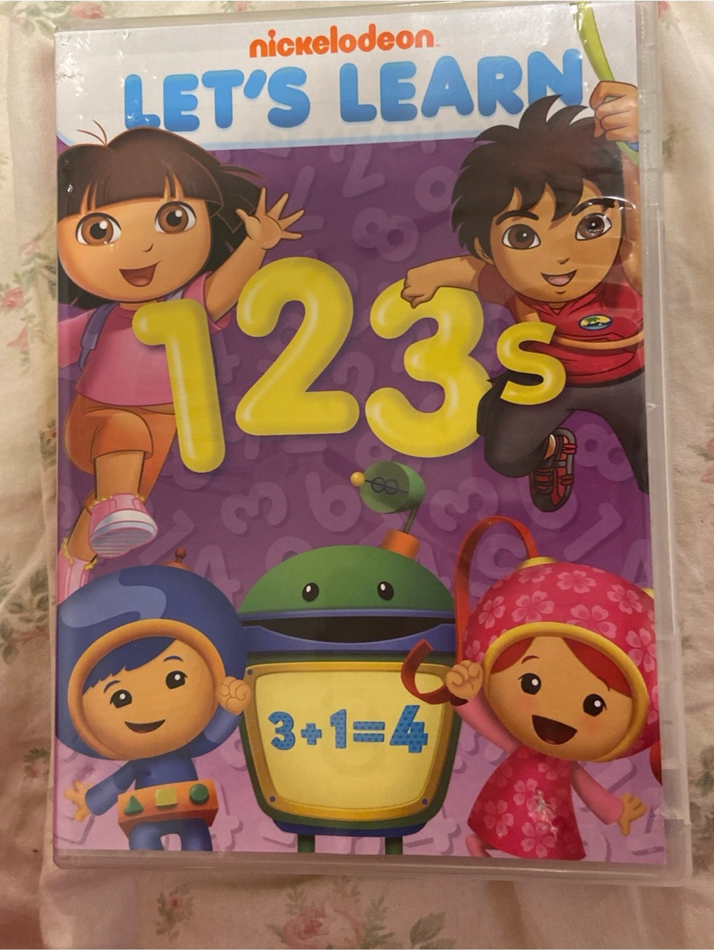 Nickelodeon Let's Learn 123s DVD - Purple, Yellow, Green, Blue, Pink